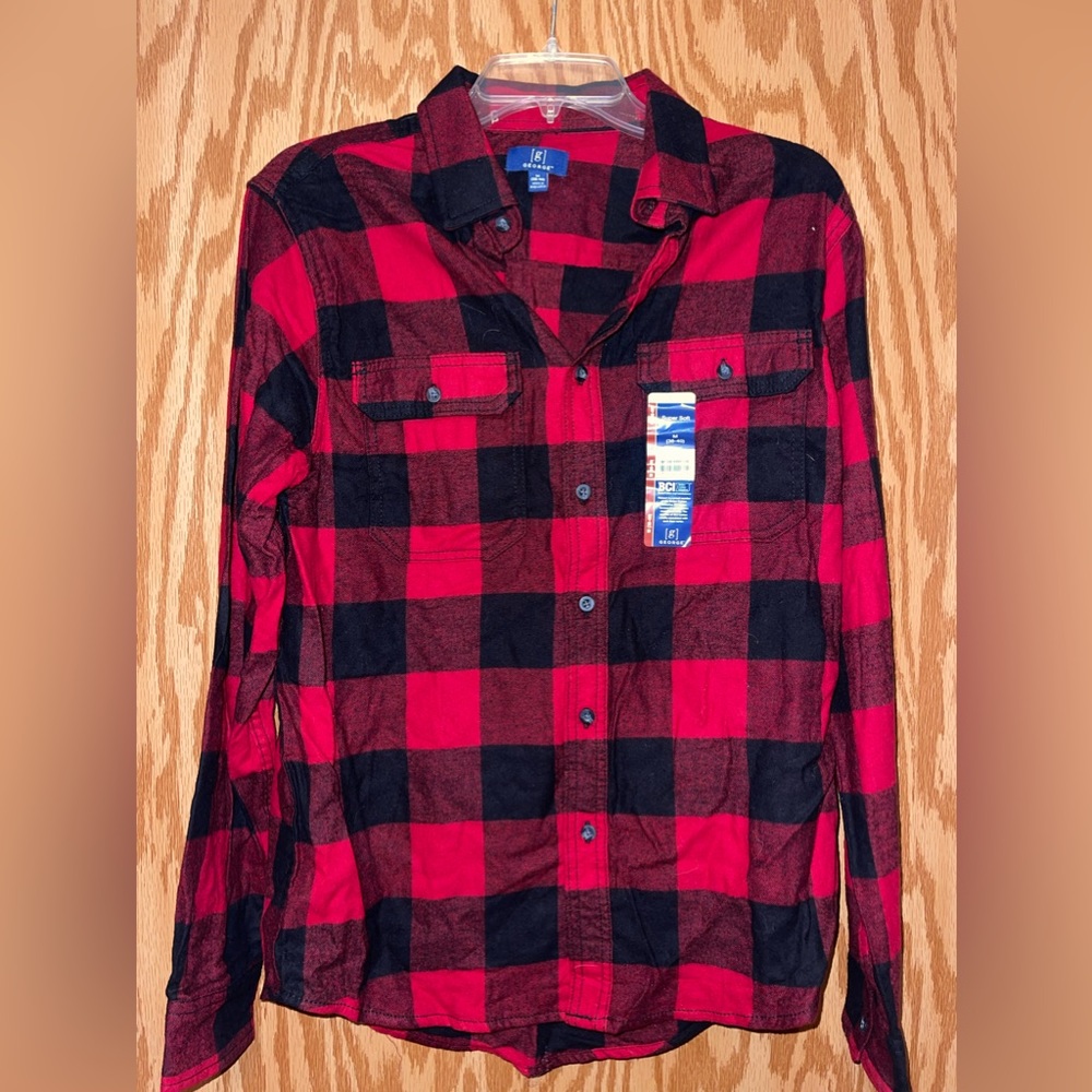 Red Men’s Flannel